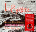 【中古】欧2CD Puccini プッチーニ 『ボエーム』全曲 カラヤン&ベルリン・フィル、フレーニ、パヴァロッティ、他(1972 ステレオ)(2CD+1インタ...