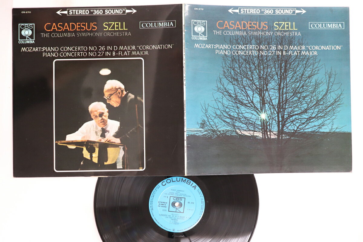 【中古】LP ロベール・カザドゥジュ, ジョー モーツァルト ピアノ協奏曲 第26番 ニ長調 戴冠式 / ピ OZ..