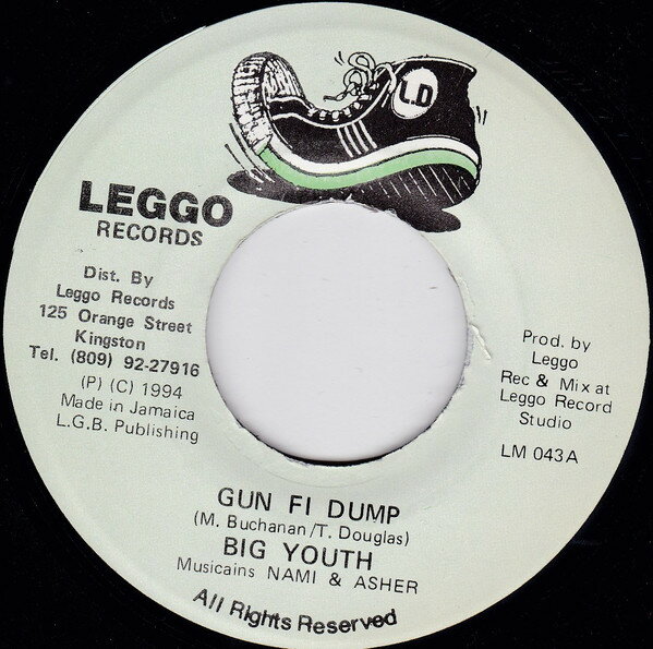 Artist Name: R - 【中古】ジャマイカ7” Big Youth Gun Fi Dump LM043 Leggo Records /00080