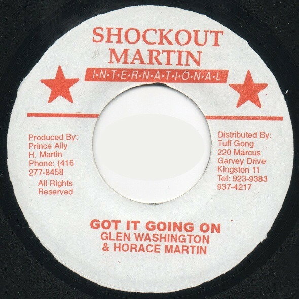 ジャマイカ7” Glen Washington &amp; Horace Marti Got It Going On NONE Shockout Martin Inte /00080