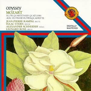 【中古】輸入CD Mozart, Rampal, Stern; Schneider Flute Quartets /00110
