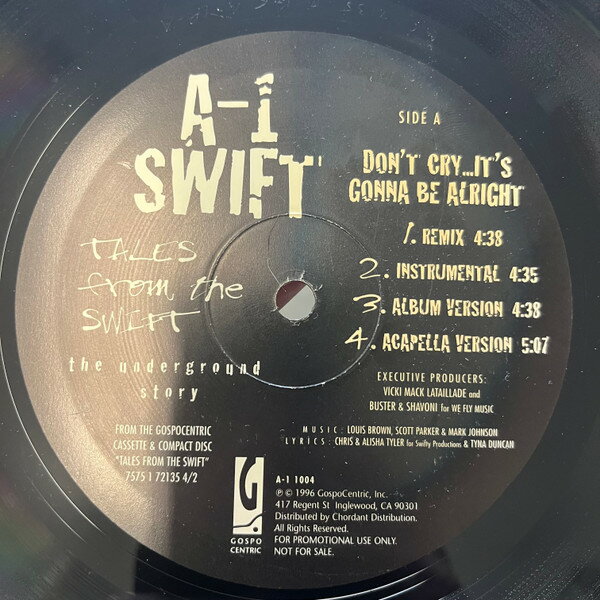 【中古】米12” A-1 S.W.I.F.T. Tales From The Swift GCD2135 Gospo Centric Records /00250