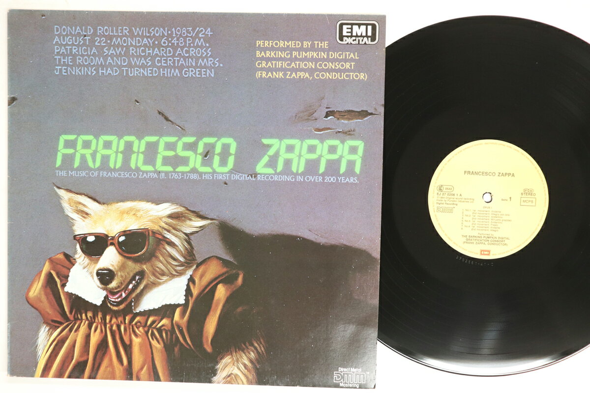 ・アーティスト Frank Zappa ・タイトル Francesco Zappa ・レーベル・型番 EMI EJ2702561 ・フォーマット LPレコード ・コンディション(盤) 良い (VG+) ・コンディション(ジャケット) 良い (VG+) ・コンディション(帯) オビなし ・特記事項 実際に発送される商品の画像です 【ご購入前に必ずご確認ください】 ・本店サイト(www.recordcity.jp)とは価格、送料が違います ・本店サイト、その他支店のオーダーとは同梱発送できません ・注文確定後に別の注文を頂いた場合、注文同士の同梱は致しかねます。 ・別倉庫から発送しているため、店頭受け渡しは対応しておりません ・一部商品は他の通販サイトでも販売しているため、ご注文のタイミングによっては商品のご用意ができない場合がございます。 ・土日祝日はお休みです 金曜・祝前日9時以降のご連絡またはご入金は、返答または発送が週明け・祝日明けに順次対応となります。 ・ご購入後のキャンセル不可 ご購入後のキャンセルはいかなる理由においてもお受けできません。ご了承の上、ご購入くださいませ。 ・日本郵便(ゆうパック/ゆうメール)によるお届けになります。 ・中古品であることをご理解ください 当ストアでは中古商品を主に販売しております。中古品であることをご理解の上ご購入ください。また、一部商品はRecordCityオンラインストアで試聴可能です。 ・返品について お客様のご都合による返品は一切承っておりません。 表記の内容と実際の商品に相違がある場合、また針飛び等で返品・返金をご希望される場合は、商品の到着後1週間以内にご連絡ください。商品の返送をこちらで確認後、キャンセル・返金を行います。 コンディションVG以下の商品は返品できません。プレイに影響のない表面のこすれ傷、プレス起因のノイズ盤は返品の対象外です。 【コンディション表記】 ・ほぼ新品(M-)(Like New) 完全な新品。未使用。当店ではほぼ使用しません ・非常に良い(EX)(Excellent) 中古盤として美品な状態。わずかな経年を感じるものの傷みを感じさせない、当店基準で最高の状態 ・良い(VG+)(Very Good Plus) 丁寧に扱われた中古品で、軽い使用感がみられる。 ・可(VG)(Acceptable) 使い込まれた中古品で、「良い」よりもさらに使用感がみられる。 ・悪い(VG-)(Bad) 状態が悪いアイテム。使用の保障はなく、再生不可、針飛び、目立つノイズがあるかもしれない。状態によるクレーム不可。返品不可。 ・非常に悪い(G)(Very Bad) 「悪い」よりさらに状態が悪いアイテム。使用の保障はなく、再生不可、針飛び、目立つノイズがあるかもしれない。状態によるクレーム不可。返品不可。 ・ジャンク(Fair)(Junk/Fair) 割れている、反っている、水ダメージがある、カビ、ジャケットが分離している、ひどい書き込み、ひどい擦れなど最低の状態。使用の保障はなく、再生不可、針飛び、目立つノイズがあるかもしれない。状態によるクレーム不可。返品不可。 ・ジャンク(Poor)(Junk/Poor) 割れている、反っている、水ダメージがある、カビ、ジャケットが分離している、ひどい書き込み、ひどい擦れなど最低の状態。使用の保障はなく、再生不可、針飛び、目立つノイズがあるかもしれない。状態によるクレーム不可。返品不可。