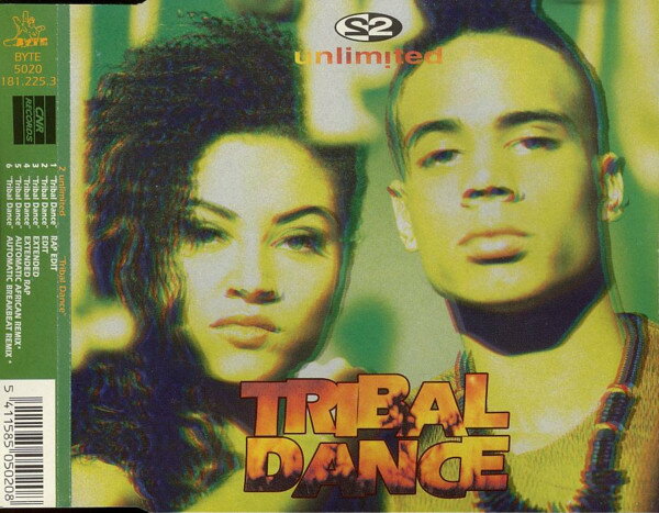 【中古】欧CD 2 Unlimited Tribal Dance BYTE5020,181225 Byte Records, CNR Re /00110