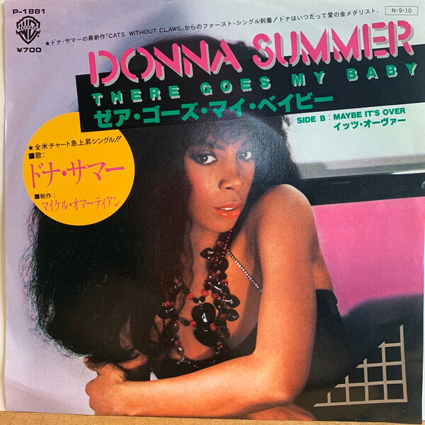 【中古】7” Donna Summer There Goes My Baby / Maybe Its Over P1881PROMO WARNER BROS. プロモ /00080