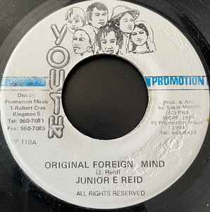 【中古】ジャマイカ7” Junior Reid Original Foreign Mind YP110 Youth Promotion /00080 【中古】ジャマイカ7” Junior Reid Original Foreign Mind YP110 Youth Promotion /00080