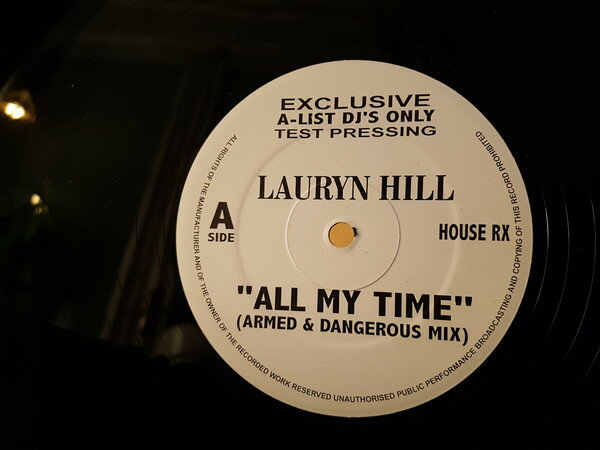 【中古】12” Lauryn Hill All My Time NONE NOT ON LABEL /00250