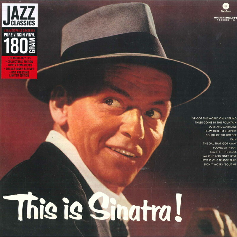 【新品】欧LP Frank Sinatra This Is Sinatra! (180g) 772121 Wax Time EU /00280