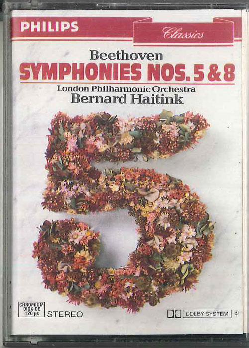 【中古】蘭Cassette ベルナルト・ハイティンク, ロン ベートーヴェン 交響曲 第5番 ハ短調, 作品67 / 交響曲 18CT5537 PHILIPS /00110