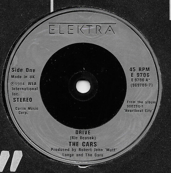 Artist Name: K - 【中古】7” Cars Drive E9706 Elektra /00080