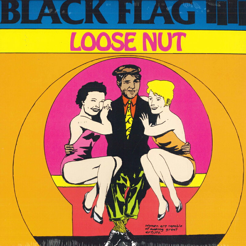 【新品】米LP Black Flag Loose Nut SST035 SST Records /00260