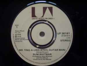Artist Name: R - 【中古】英7” Slim Whitman Mr. Ting-A-Ling (Steel Guitar Man) UP36161 United Artists Recor /00080
