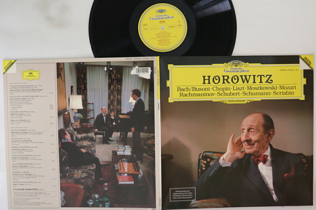 【中古】欧LP ウラディミール・ホロヴィッツ Horowitz 4190451 Deutsche Grammophon /00400