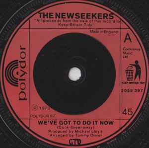 【中古】英7” New Seekers Weve Got To Do It Now 2058397 Polydor /00080 【中古】英7” New Seekers Weve Got To Do It Now 2058397 Polydor /00080