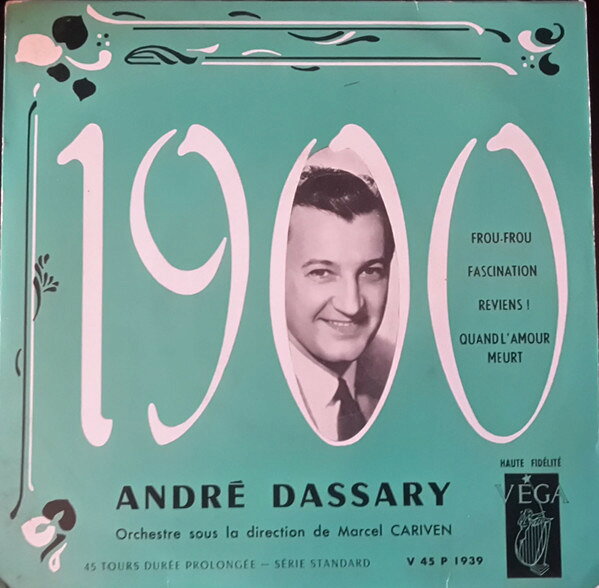 仏7” Andre Dassary 1900 V45P1939 VEGA /00080