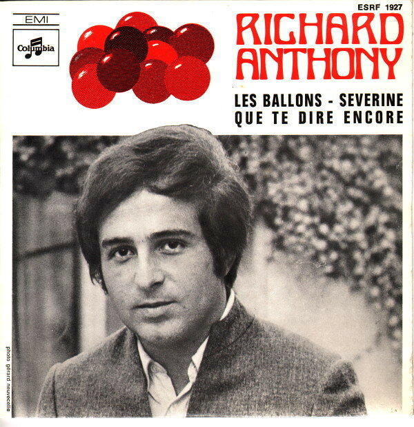 【中古】仏7” Richard Anthony Les Ballons ESRF1927 Columbia /00080