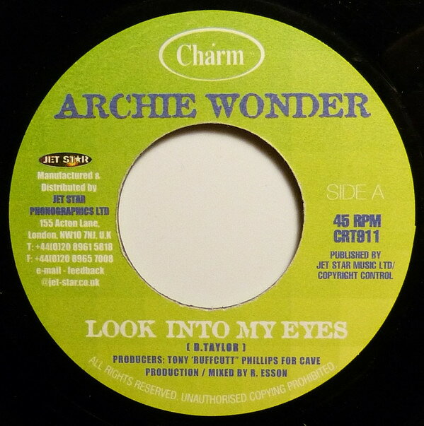 楽天レコードシティ 楽天市場店【中古】英7” Archie Wonder Look Into My Eyes CRT911 Charm /00080