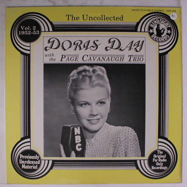 【中古】米LP Doris Day Uncollected Vol.2 1952-53 Doris Day With The Page C HSR226 HINDSIGHT /00260