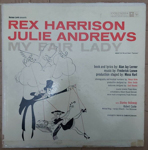 【中古】アルゼンチンLP Rex Harrison, Julie Andrews My Fair Lady 4162 COLUMBIA MASTERWORK /00260