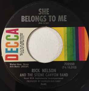 Artist Name: Z - 【中古】7” Rick Nelson & The Stone Canyon She Belongs To Me / Promises 732550 Decca /00080