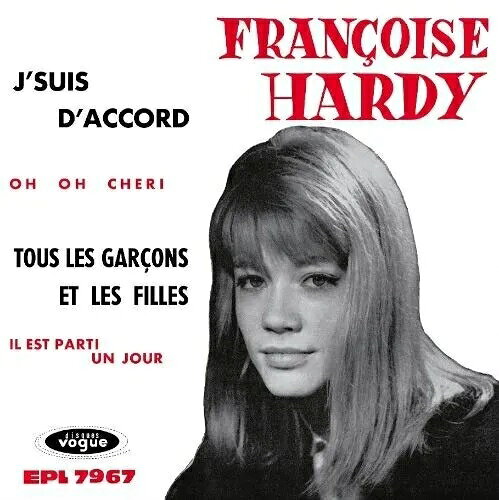 7” Francoise Hardy Jsuis daccord / Tous les garcons et les filles de m 19802938207 VOGUE 未開封 /00080