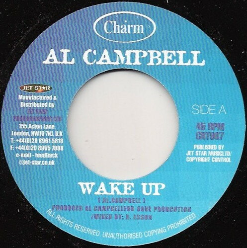 【中古】英7” Al Campbell Wake Up CRT807 Charm /00080