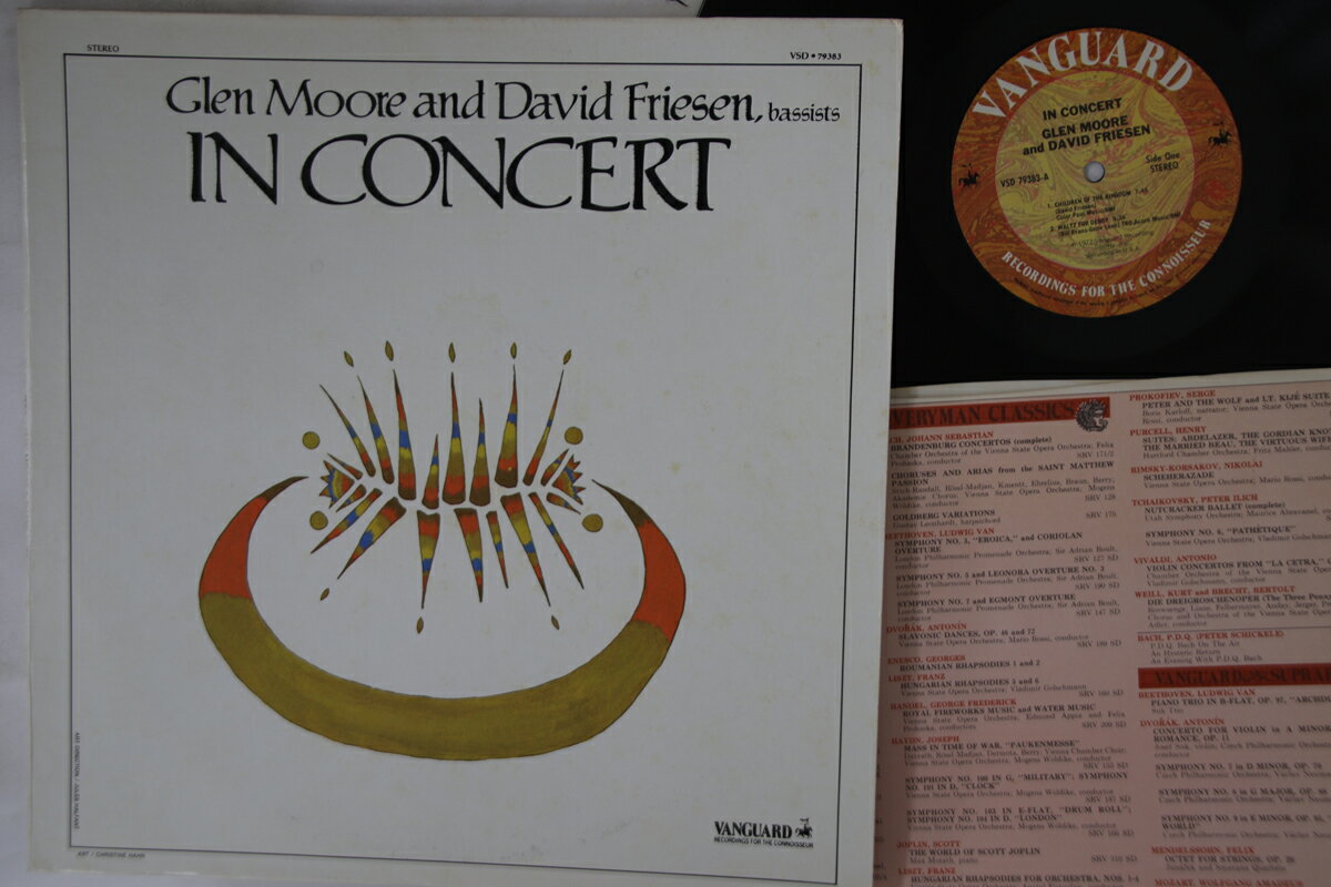 【中古】米LP Glen Moore, David Friesen In Concert VSD79383 VANGUARD /00260