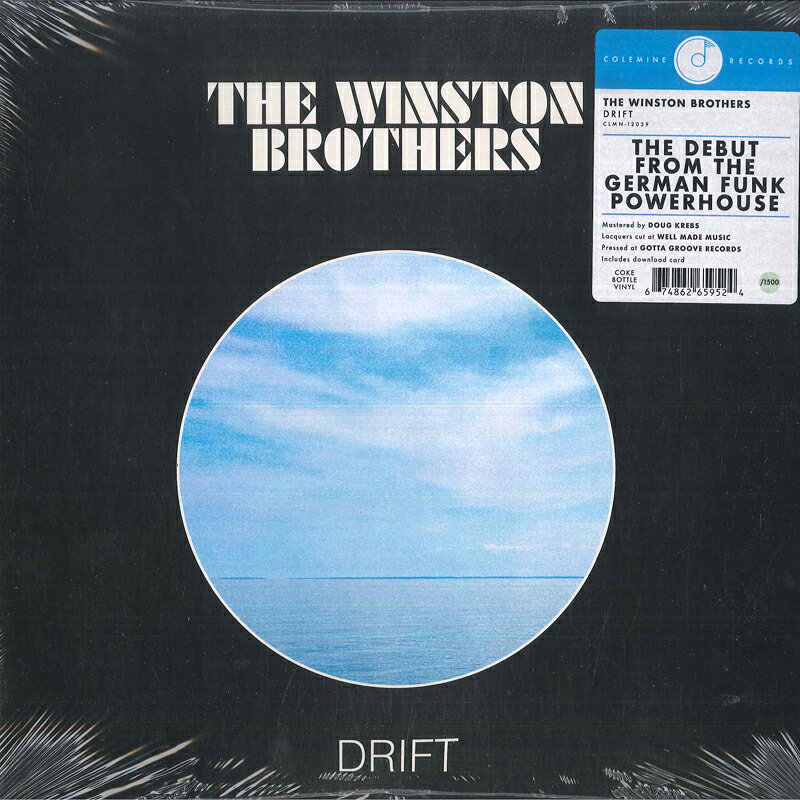 【新品】米LP Winston Brothers Drift CLMN12039 Colemine Records /00260