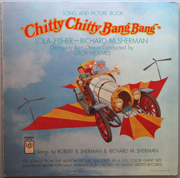 【中古】米LP Lola Fisher, Richard M. Sherma Song And Picture Book Of Chitty Chitty Bang Bang SLP108 UNITED ARTISTS /00400