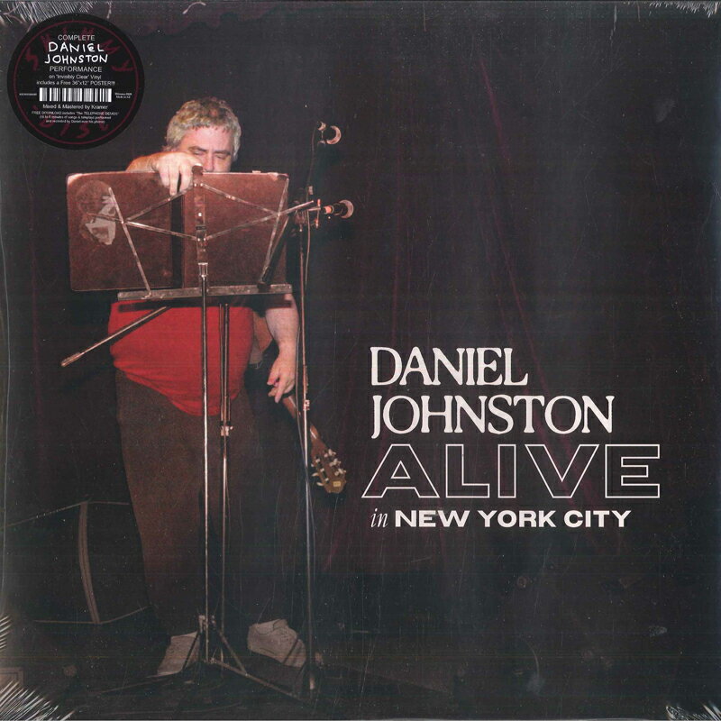 【新品】米LP Daniel Johnston Alive In New York City SHIMMY2020 Shimmy Disc /00260