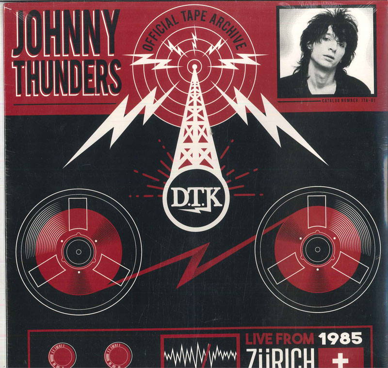 【新品】米LP Johnny Thunders Live From Zurich 1985 JTA01 Chunklet Industries /00260