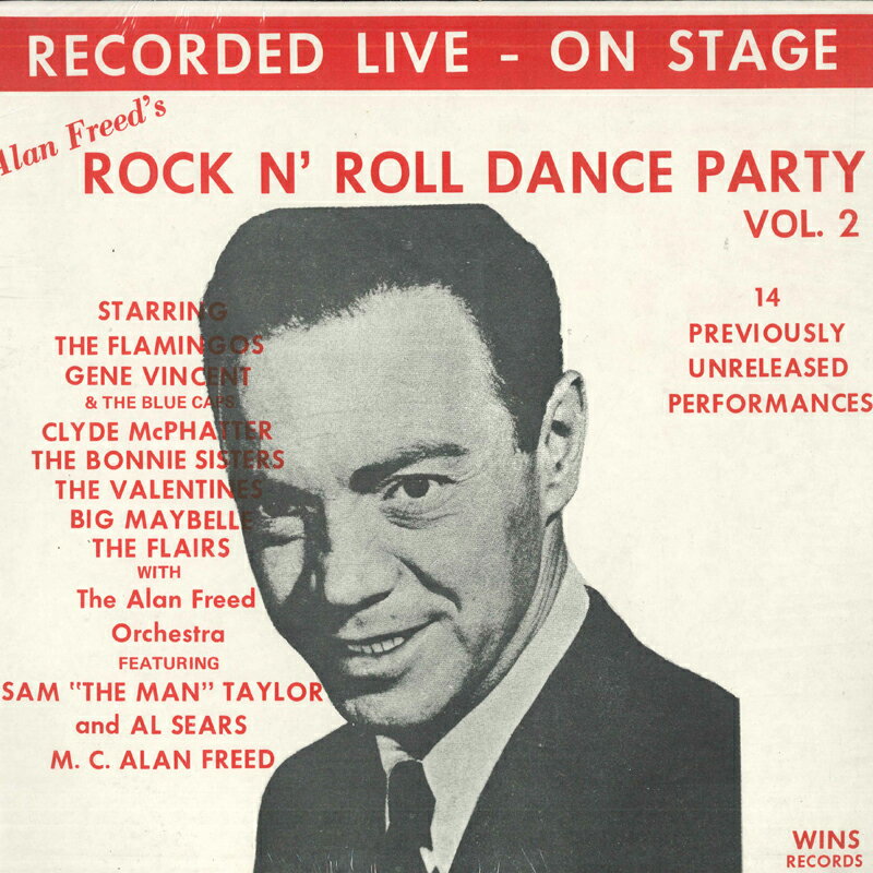 【新品】米LP Various Alan Freeds Rock N Roll Dance Party Vol. 2 1011 WINS /00260
