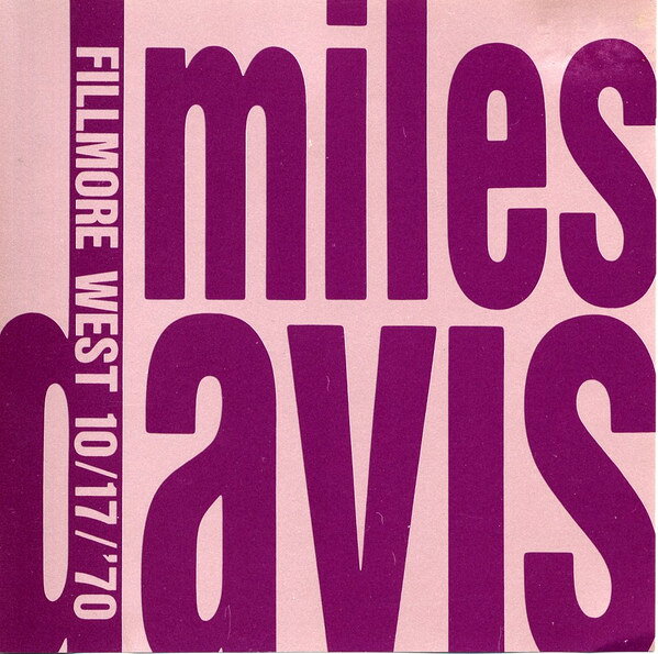【中古】CD Miles Davis Fillmore West 10/17/70 JM007 JAZZ MASTERS /00110