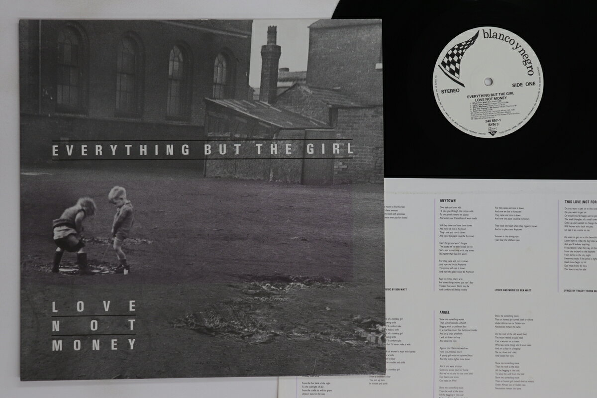【中古】LP Everything But The Girl Love Not Money BYN　BLANCO Y NEGRO Europe Vinyl /00260