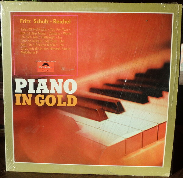 【中古】加LP Fritz Schulz-Reichel Piano In Gold 543087 Polydor /00260