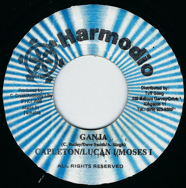 7” Capleton / Lucan I / Moses I Ganja none Harmodio /00080