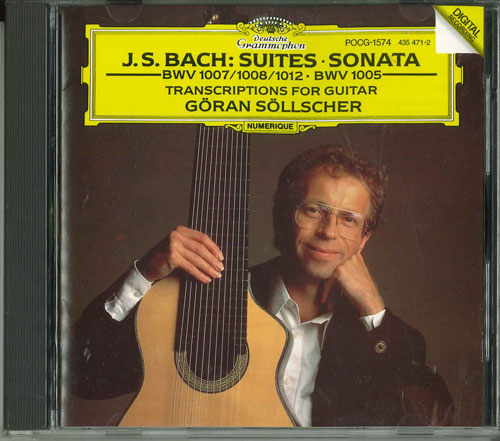 ・アーティスト J. S. Bach - Goran Sollscher ・タイトル Suites ・ Sonata (Transcriptions For Guitar) ・レーベル・型番 POLYDOR POCG1574 ・フォーマット CD ・コンディション(盤) 非常に良い(EX) ・コンディション(ジャケット) ・コンディション(帯) オビなし ・特記事項 【ケース擦れ】 サンプル画像です。実際の商品の画像ではありません 商品写真はバーコード/カタログ番号に対応したサンプル画像ですので、お送りする商品の画像ではありません。帯やライナーなどの付属品は、特記事項に記載されている場合のみ含まれます。プロモやカラーレコードなどの仕様についても、該当する場合のみ特記事項に記載しています。 【ご購入前に必ずご確認ください】 ・本店サイト(www.recordcity.jp)とは価格、送料が違います ・本店サイト、その他支店のオーダーとは同梱発送できません ・注文確定後に別の注文を頂いた場合、注文同士の同梱は致しかねます。 ・別倉庫から発送しているため、店頭受け渡しは対応しておりません ・一部商品は他の通販サイトでも販売しているため、ご注文のタイミングによっては商品のご用意ができない場合がございます。 ・土日祝日はお休みです 金曜・祝前日9時以降のご連絡またはご入金は、返答または発送が週明け・祝日明けに順次対応となります。 ・ご購入後のキャンセル不可 ご購入後のキャンセルはいかなる理由においてもお受けできません。ご了承の上、ご購入くださいませ。 ・日本郵便(ゆうパック/ゆうメール)によるお届けになります。 ・中古品であることをご理解ください 当ストアでは中古商品を主に販売しております。中古品であることをご理解の上ご購入ください。また、一部商品はRecordCityオンラインストアで試聴可能です。 ・返品について お客様のご都合による返品は一切承っておりません。 表記の内容と実際の商品に相違がある場合、また針飛び等で返品・返金をご希望される場合は、商品の到着後1週間以内にご連絡ください。商品の返送をこちらで確認後、キャンセル・返金を行います。 コンディションVG以下の商品は返品できません。プレイに影響のない表面のこすれ傷、プレス起因のノイズ盤は返品の対象外です。 【コンディション表記】 ・ほぼ新品(M-)(Like New) 完全な新品。未使用。当店ではほぼ使用しません ・非常に良い(EX)(Excellent) 中古盤として美品な状態。わずかな経年を感じるものの傷みを感じさせない、当店基準で最高の状態 ・良い(VG+)(Very Good Plus) 丁寧に扱われた中古品で、軽い使用感がみられる。 ・可(VG)(Acceptable) 使い込まれた中古品で、「良い」よりもさらに使用感がみられる。 ・悪い(VG-)(Bad) 状態が悪いアイテム。使用の保障はなく、再生不可、針飛び、目立つノイズがあるかもしれない。状態によるクレーム不可。返品不可。 ・非常に悪い(G)(Very Bad) 「悪い」よりさらに状態が悪いアイテム。使用の保障はなく、再生不可、針飛び、目立つノイズがあるかもしれない。状態によるクレーム不可。返品不可。 ・ジャンク(Fair)(Junk/Fair) 割れている、反っている、水ダメージがある、カビ、ジャケットが分離している、ひどい書き込み、ひどい擦れなど最低の状態。使用の保障はなく、再生不可、針飛び、目立つノイズがあるかもしれない。状態によるクレーム不可。返品不可。 ・ジャンク(Poor)(Junk/Poor) 割れている、反っている、水ダメージがある、カビ、ジャケットが分離している、ひどい書き込み、ひどい擦れなど最低の状態。使用の保障はなく、再生不可、針飛び、目立つノイズがあるかもしれない。状態によるクレーム不可。返品不可。