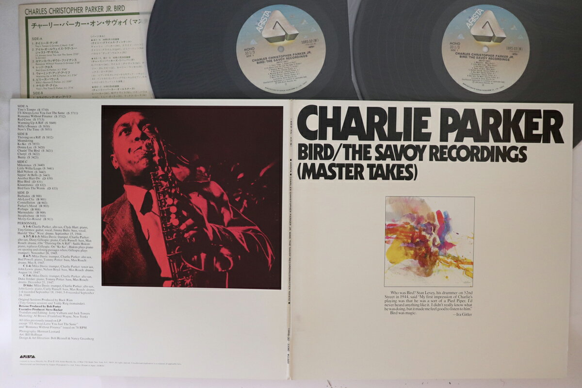 š2discs LP Charlie Parker Bird / The Savoy Recordings (Master Takes...