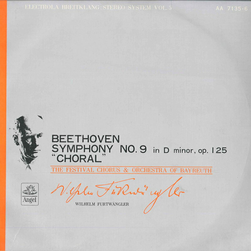 【中古】LP フルトヴェングラー バイロイト ベートーヴェン 交響曲第9番 ニ短調 「合唱」 AA71356 ANGEL /00500 recordcity-11160348 RECORD CITY 楽天市場店 パッケージ画像