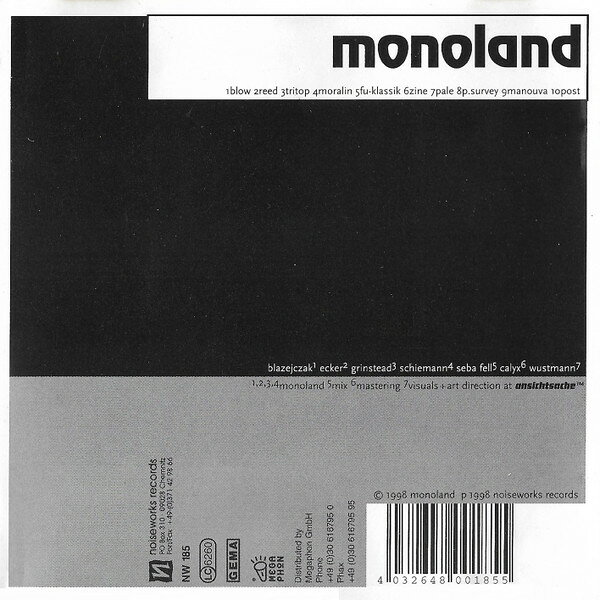 CD Monoland Monoland NW185 Noiseworks /00110