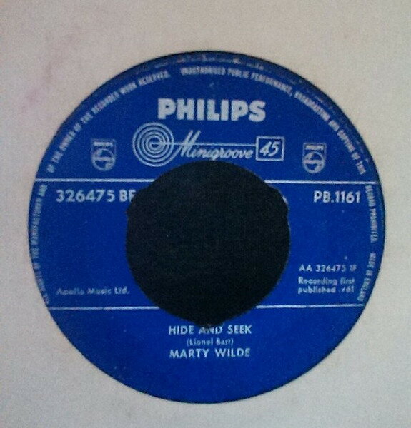����š۱�7�� Marty Wilde Hide And Seek / Crazy Dream PB1161 Philips /00080