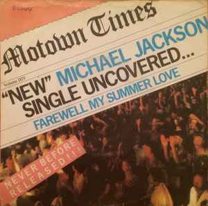 【中古】英7” Michael Jackson Farewell My Summer Love TMG1342 MOTOWN /00080