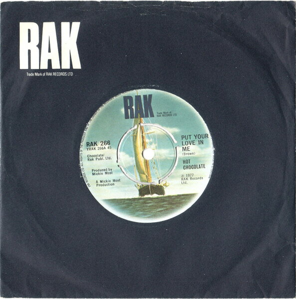 【中古】英7” Hot Chocolate Put Your Love In Me RAK266 RAK /00080