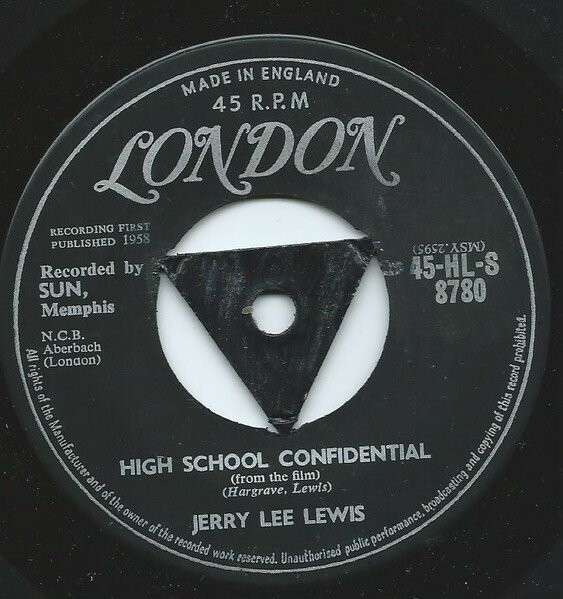 【中古】英7” Jerry Lee Lewis High School Confidential 45HLS8780 London Records /00080