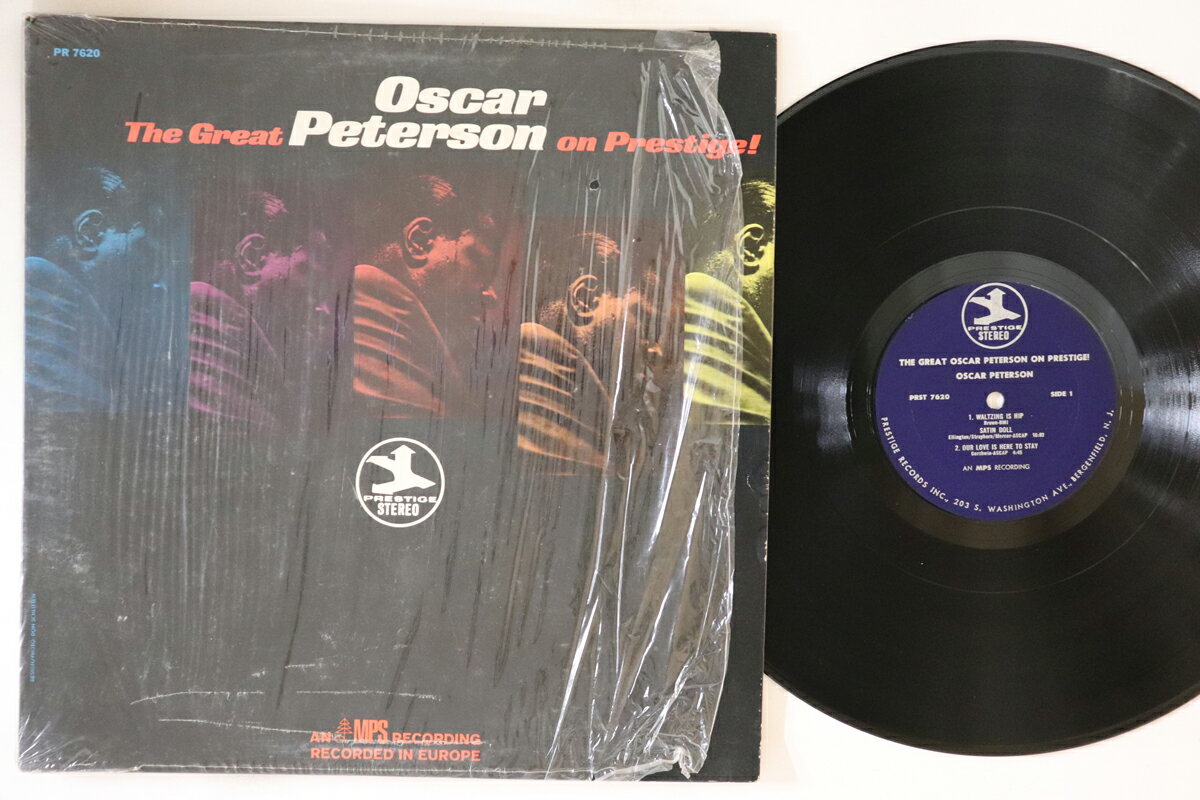 【中古】米LP Oscar Peterson Great Oscar Peterson On Prestige PRST7620 PRESTIGE /00260