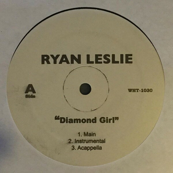 【中古】国不明12” Ryan Leslie Diamond Girl / Diamond Girl (Remixes) WHT1030 Not On Label /00250