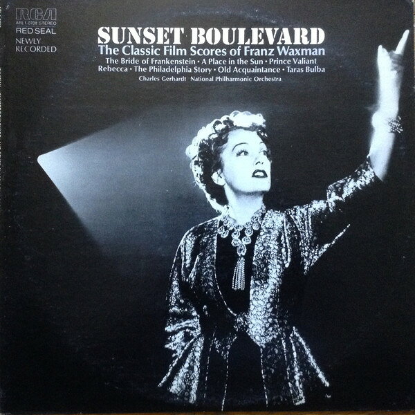 LP Franz Waxman / National Philha Sunset Boulevard - The Classic Film Scores Of Franz ARL10708 RCA RED SEAL /00260