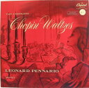 【中古】米LP Leonard Pennario Chopin Waltzes P8172 CAPITOL /00260