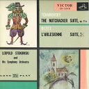 【中古】LP Leopold Stokowski チャイコフスキー : くるみ割り人形 / ビゼー : アルル LS2018 VICTOR /00260