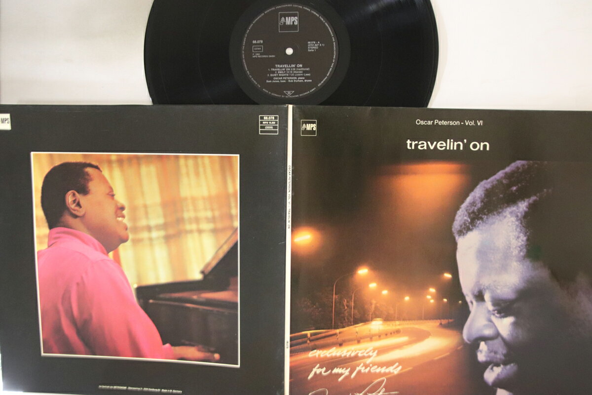 【中古】独LP Oscar Peterson Travelin On 68078 MPS /00400